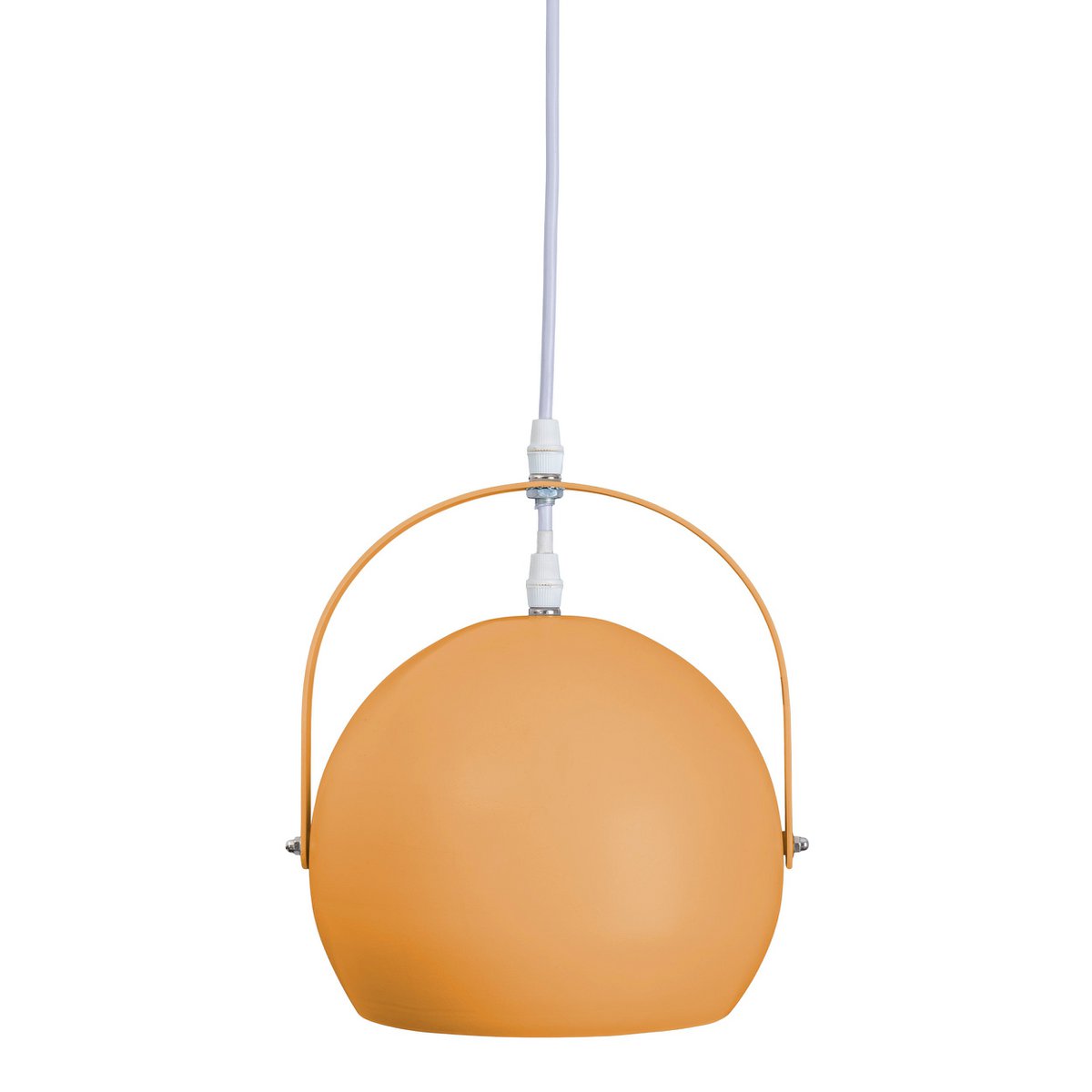 Hanger lamp "Colorado" oranje Ø ca. 25 cm, metaal, E27 -aansluiting, verlichting voor woonkamer, eetkamer, kinderkamer