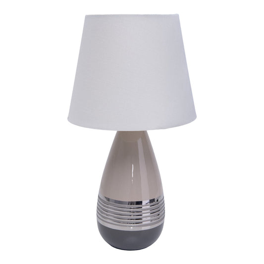 Keramische tafellamp "Carrara" h: 38cm