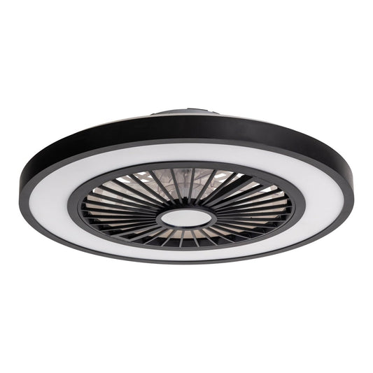 LED -plafondlichten + ventilator "arrioso" Ø 54 cm, gemaakt van metaal en plastic, met veel functies