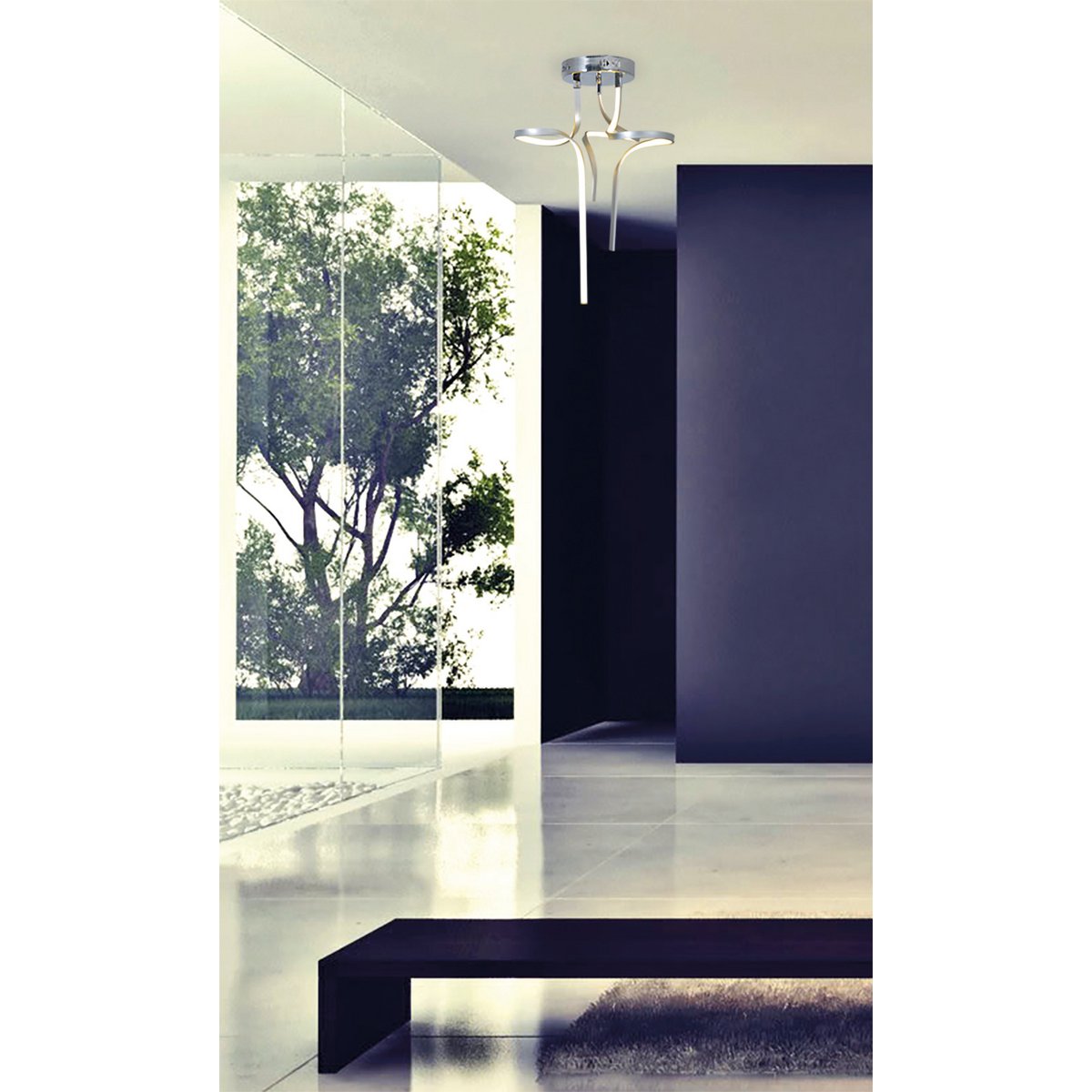 LED plafondlamp "Loop Line"