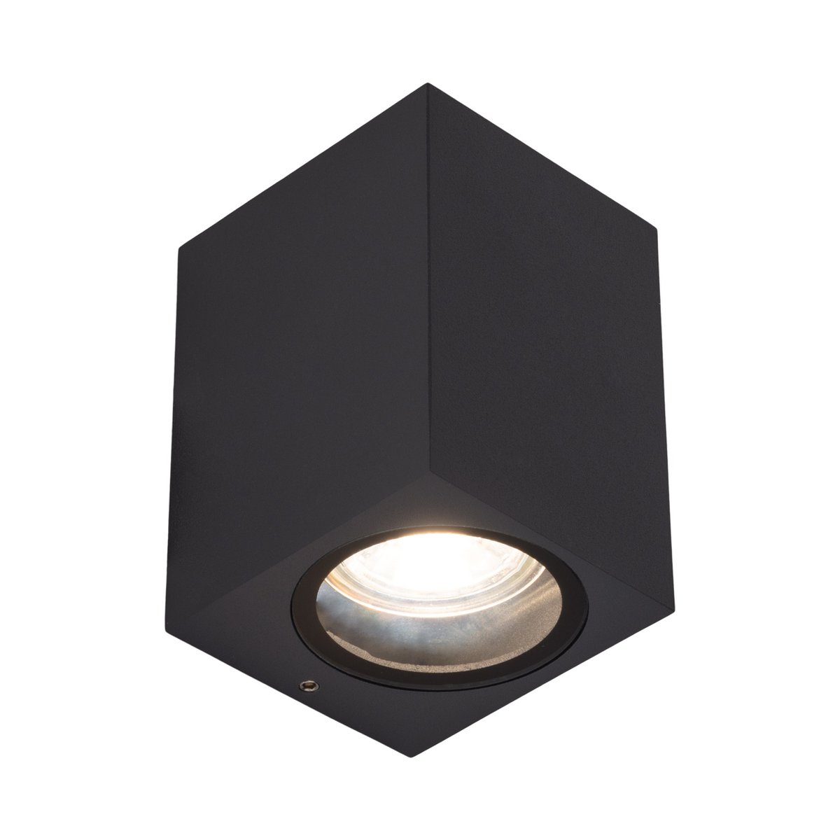 Buiten wandlamp "Cubus", gemaakt van metaal en glas in antraciet, GU10 Socket