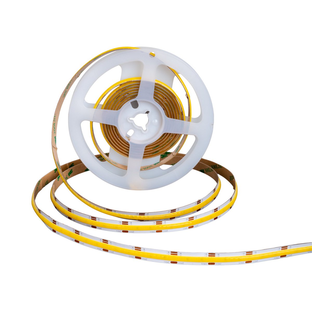 COB-LED-STRIPE LENGTE 3 M, CCT-functie, gemaakt van plastic helder/transparant, met geïntegreerde LED's