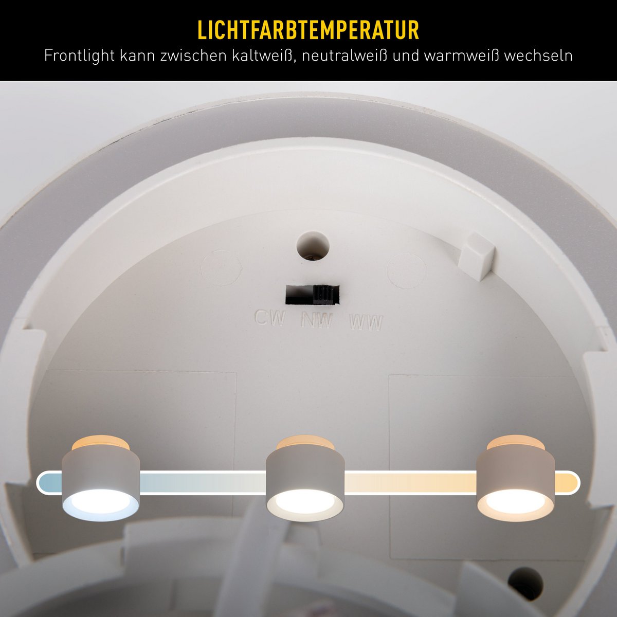 LED Spot D: 14 cm witte "Trimes"