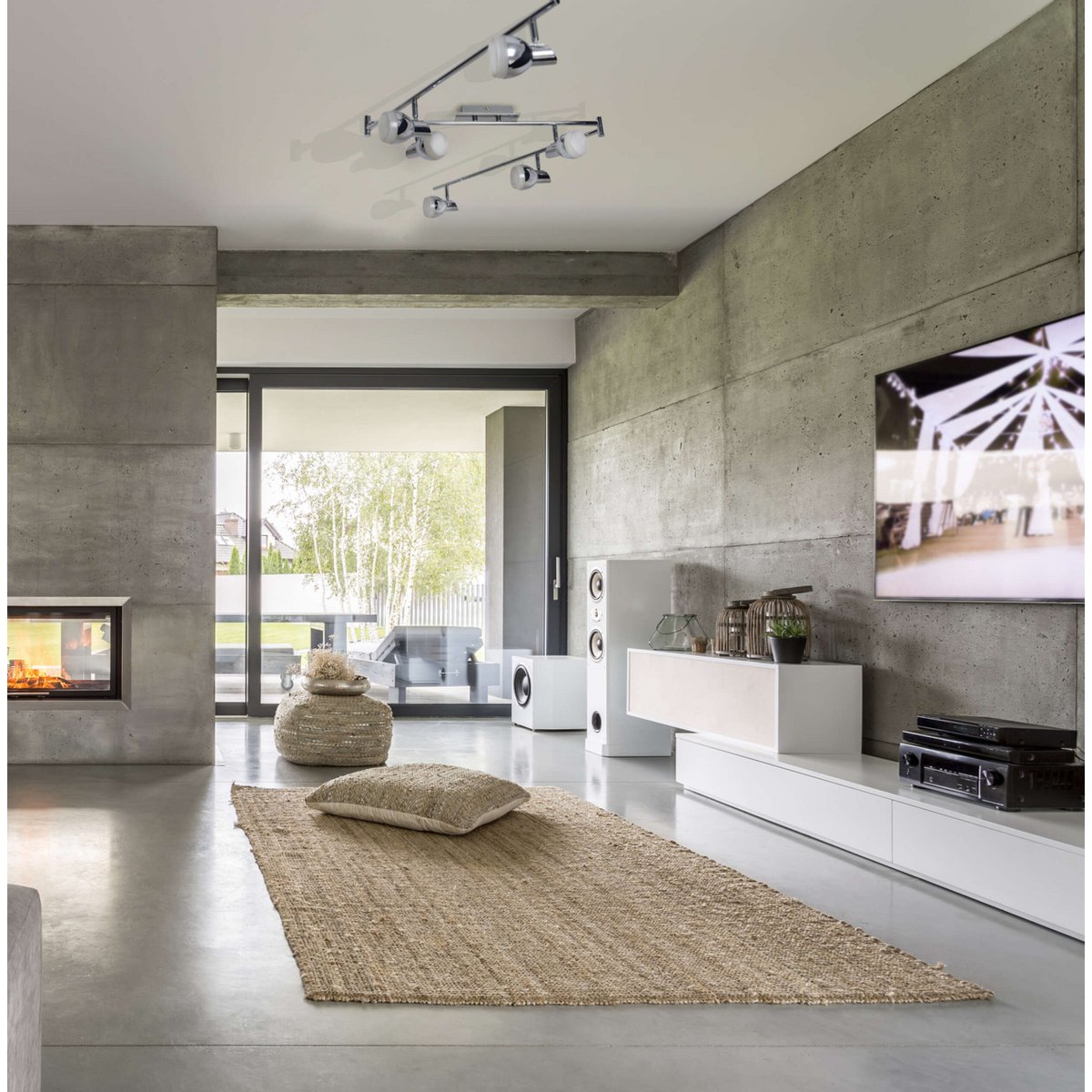 LED -plafondspoor "Chromey"