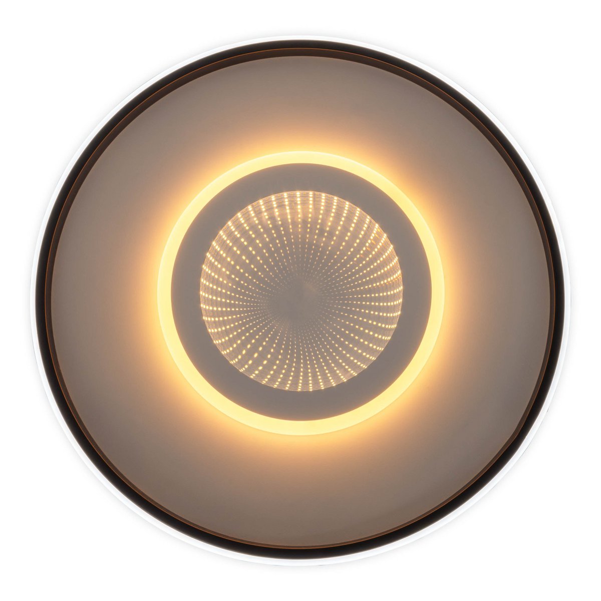 LED -plafondlicht 3D -effect "Redona" Ø 50 cm, met veel functies, inclusief afstandsbediening inbegrepen