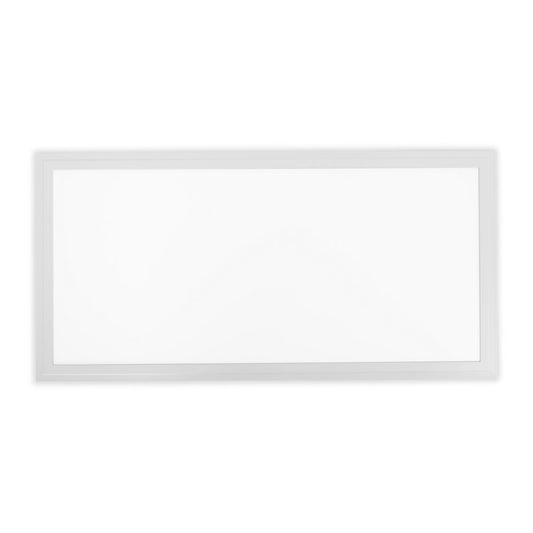 LED -assemblagepaneel "Nicola", montagelamp gemaakt van metaal en plastic met stevig ingebouwde LED's in neutraal wit, paneel voor interieurs 29,5 x59,5 cm