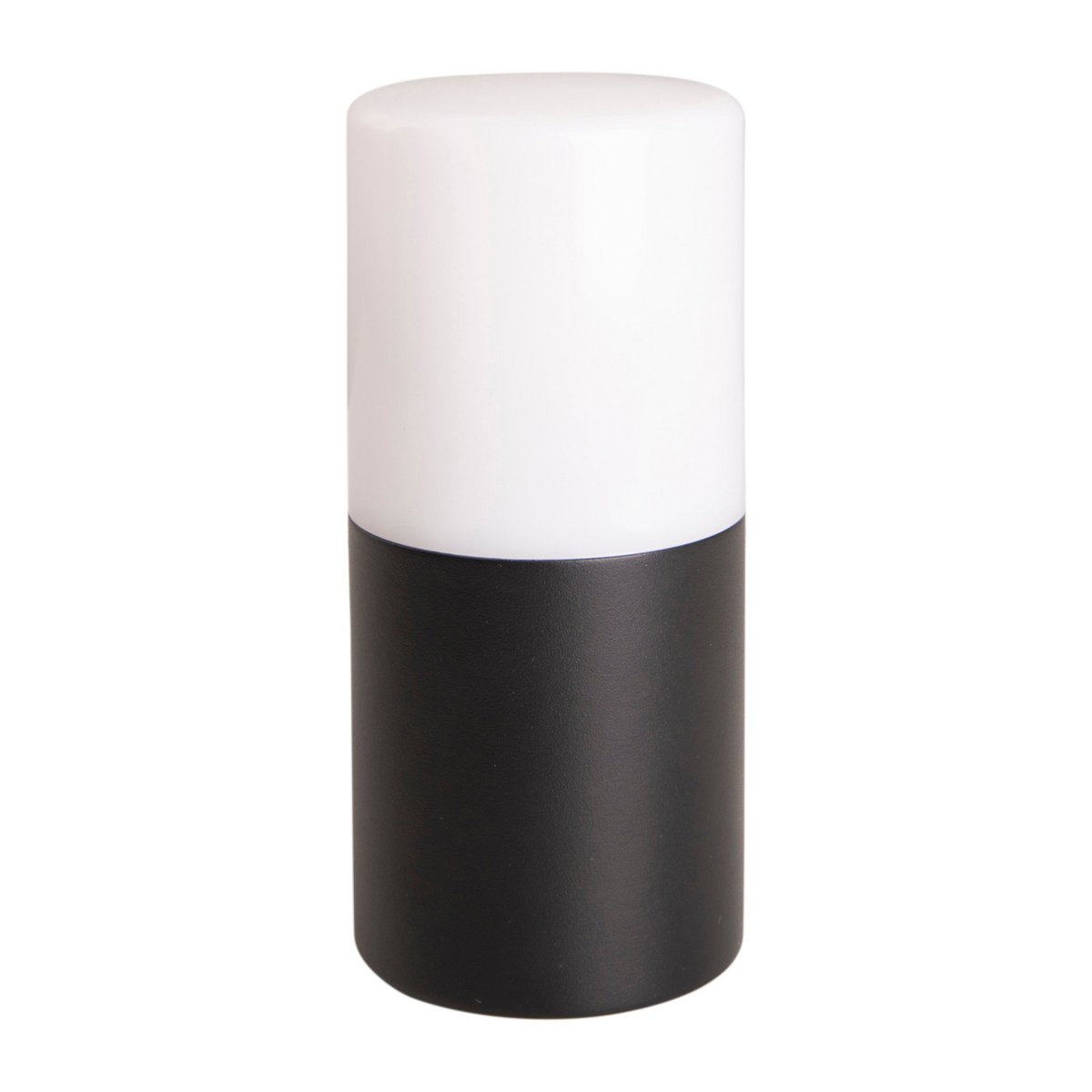 Buiten wandlamp "Torcia" 16,5 cm hoog, gemaakt van metaal en plastic in zwart, E27