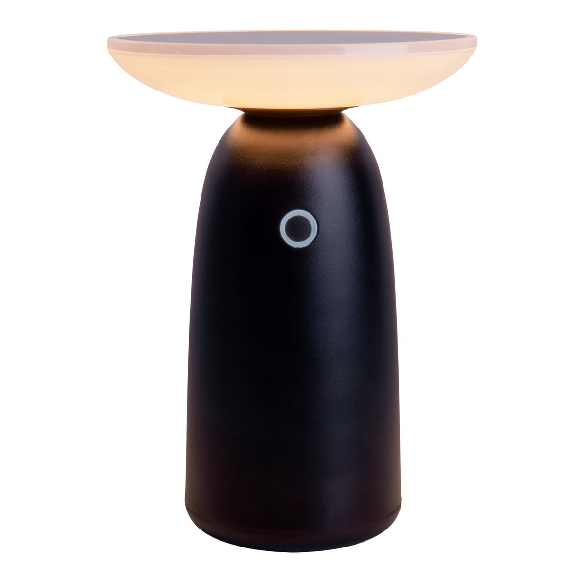 LED Solar Light "ADA" zwart voor buiten, LED -tafellamp gemaakt van metaal en plastic 22,5 x 16 cm