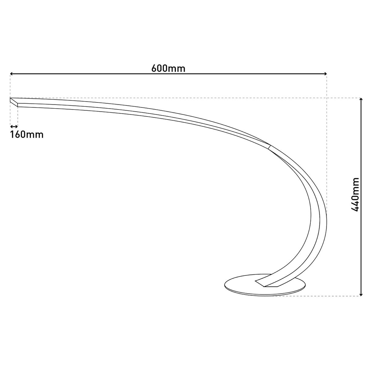 LED tafellamp "Loop Line"