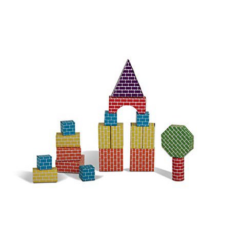 Edushape Kartonnen Blokken Vormen - 45 stuks