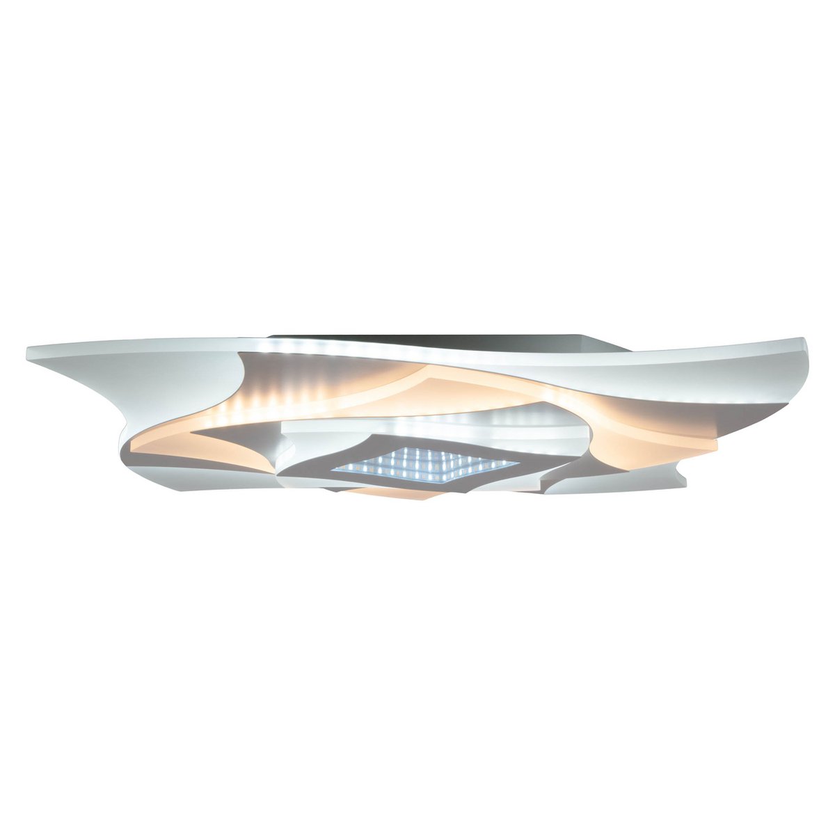 LED -plafondlamp 3D -effect "liora" Ø 48 cm, met veel functies, waaronder afstandsbediening
