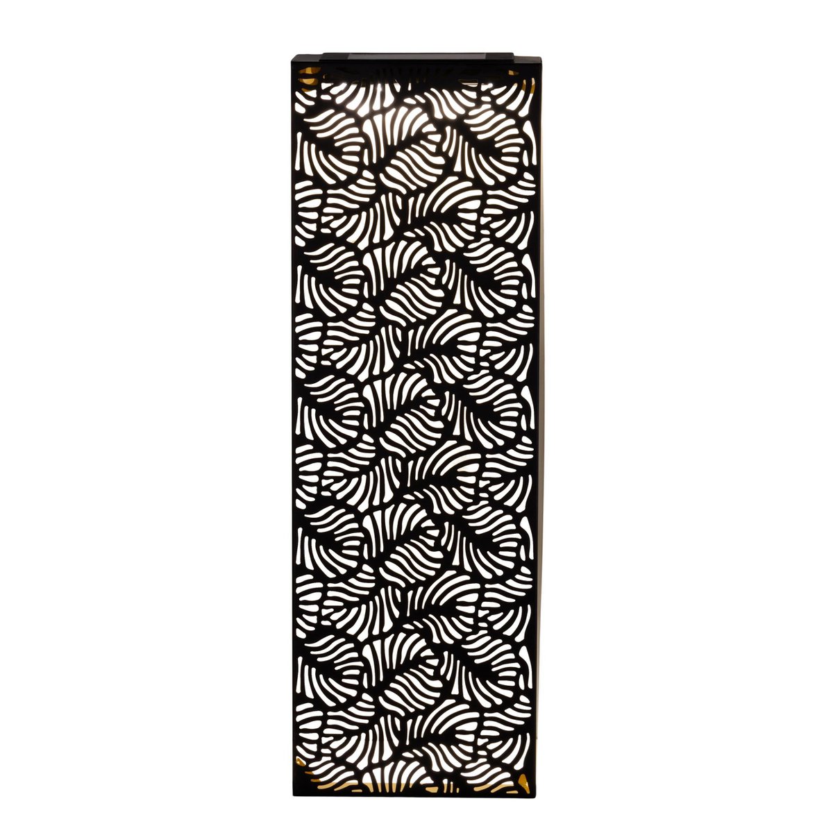 Zonne- /decollicht "IMA" gemaakt van zwart metaal, warm wit, met schemeringsensor, ca. 61,7 cm hoog, voor de buitenruimte