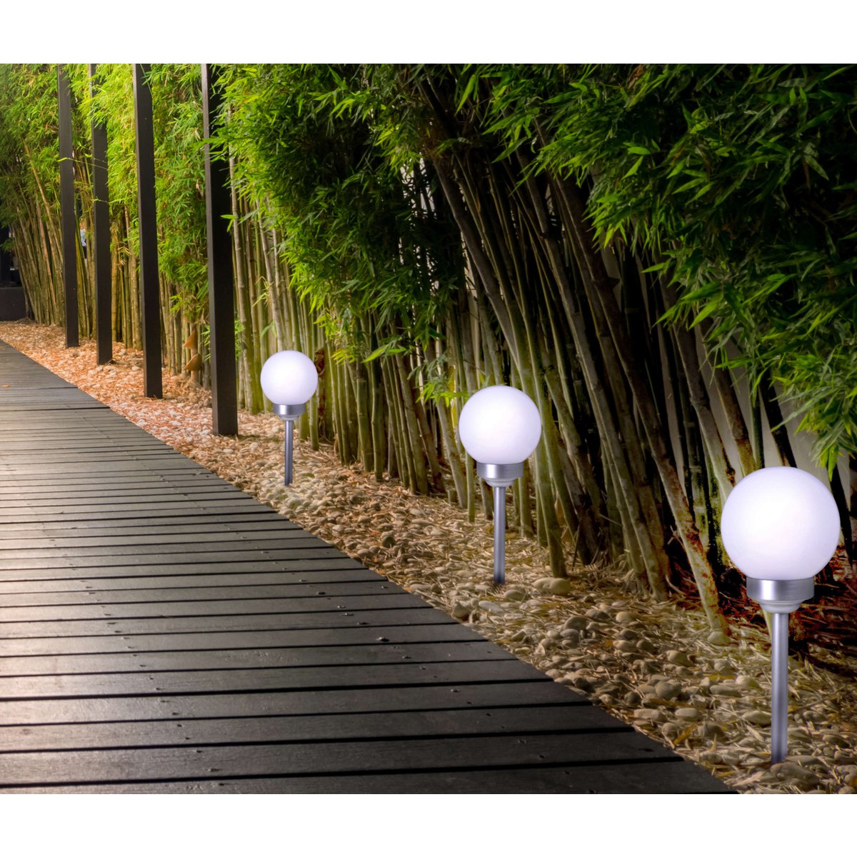 LED buiten bol grondpin d: 30cm