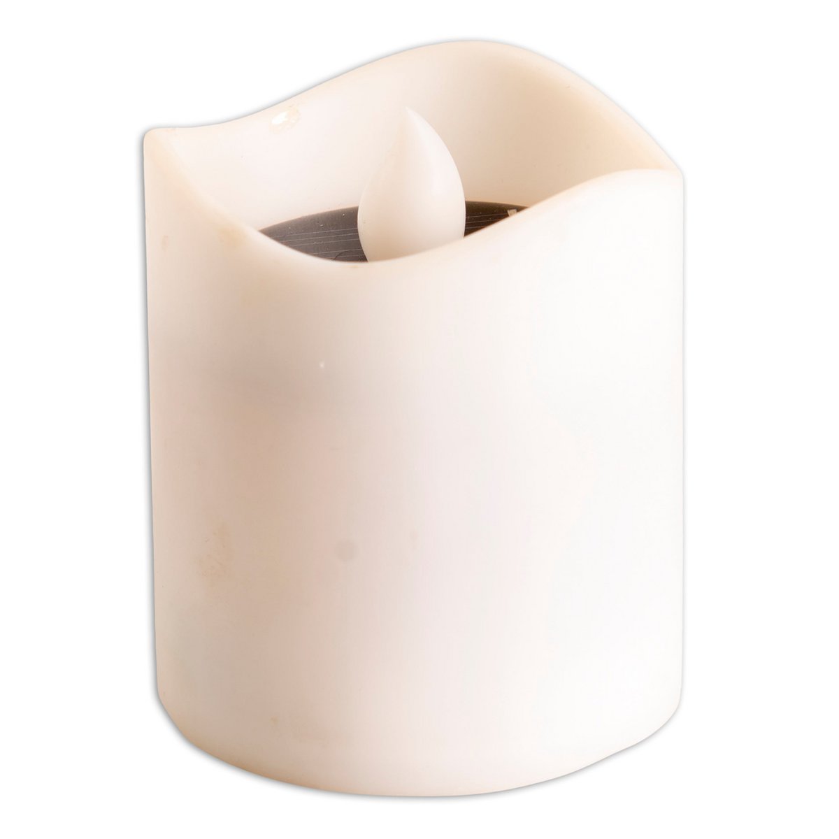 4 Set LED -zonnekaarsen voor buiten, gemaakt van plastic in het wit, met geïntegreerde LED's