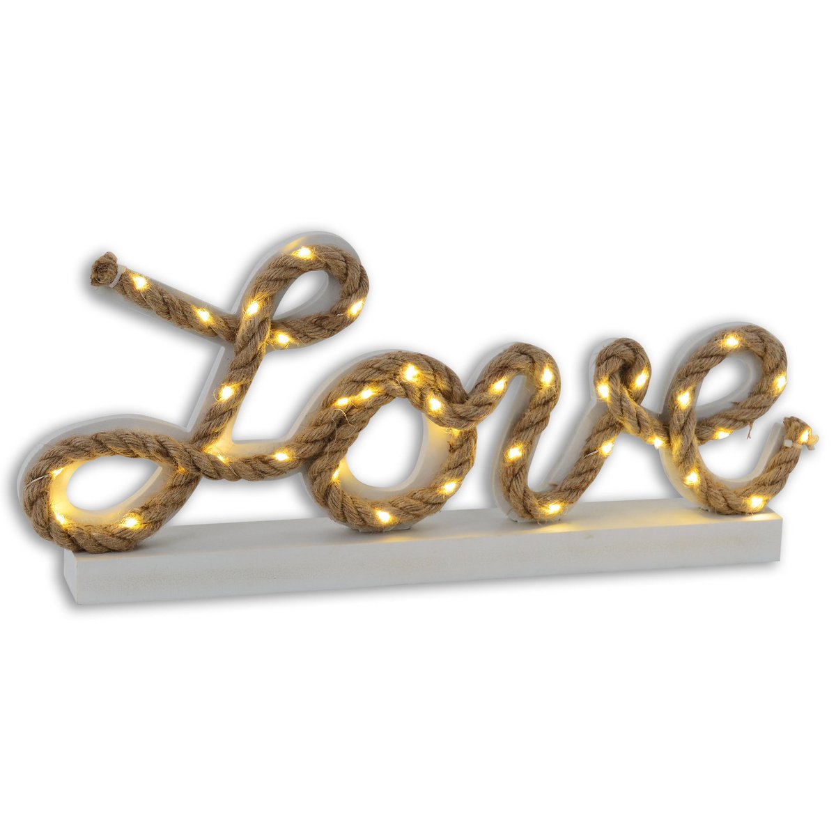 LED decoratieve tafellamp "Love" h: 20cm