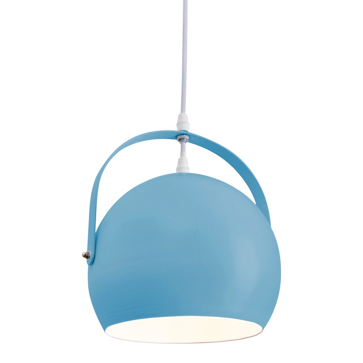 Hanger lamp "Colorado" blauw Ø ca. 25 cm, metaal, e27 socket, verlichting voor woonkamer, eetkamer, kinderkamer
