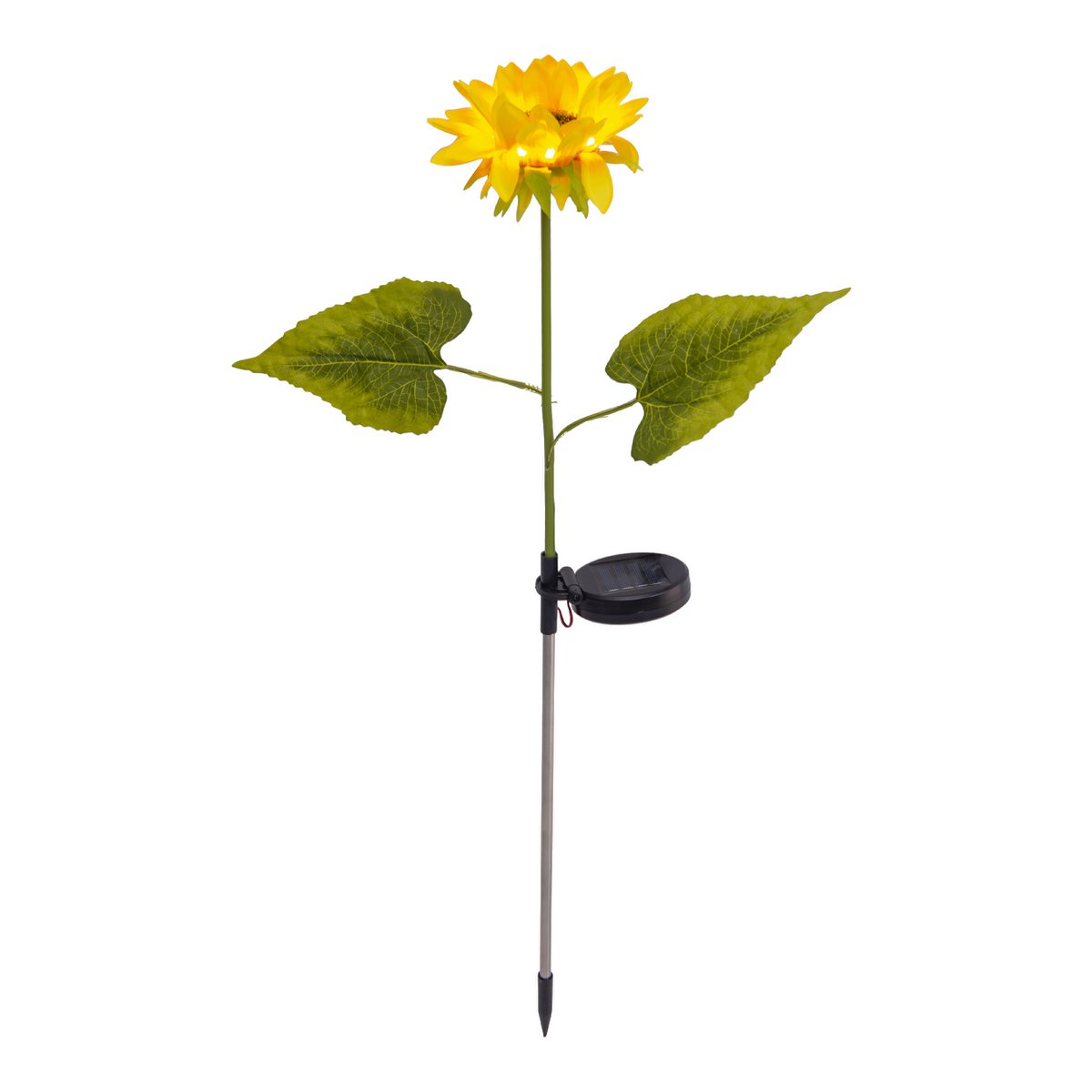 Set van 2 solar spikes "Sunflowers" h: 78.5cm