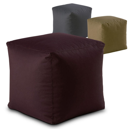 Zitkruk Outdoorf Seat Cubes 45x45x45cm voetenbankvloer Pillow Garden Terrace Bamba