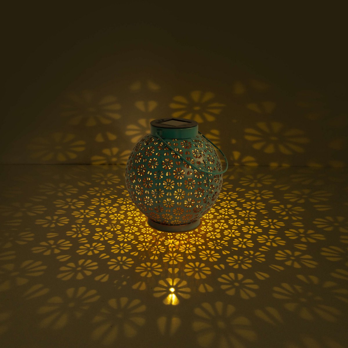 Set van 2 LED decoratieve solarlampen l/b: 18cm blauw