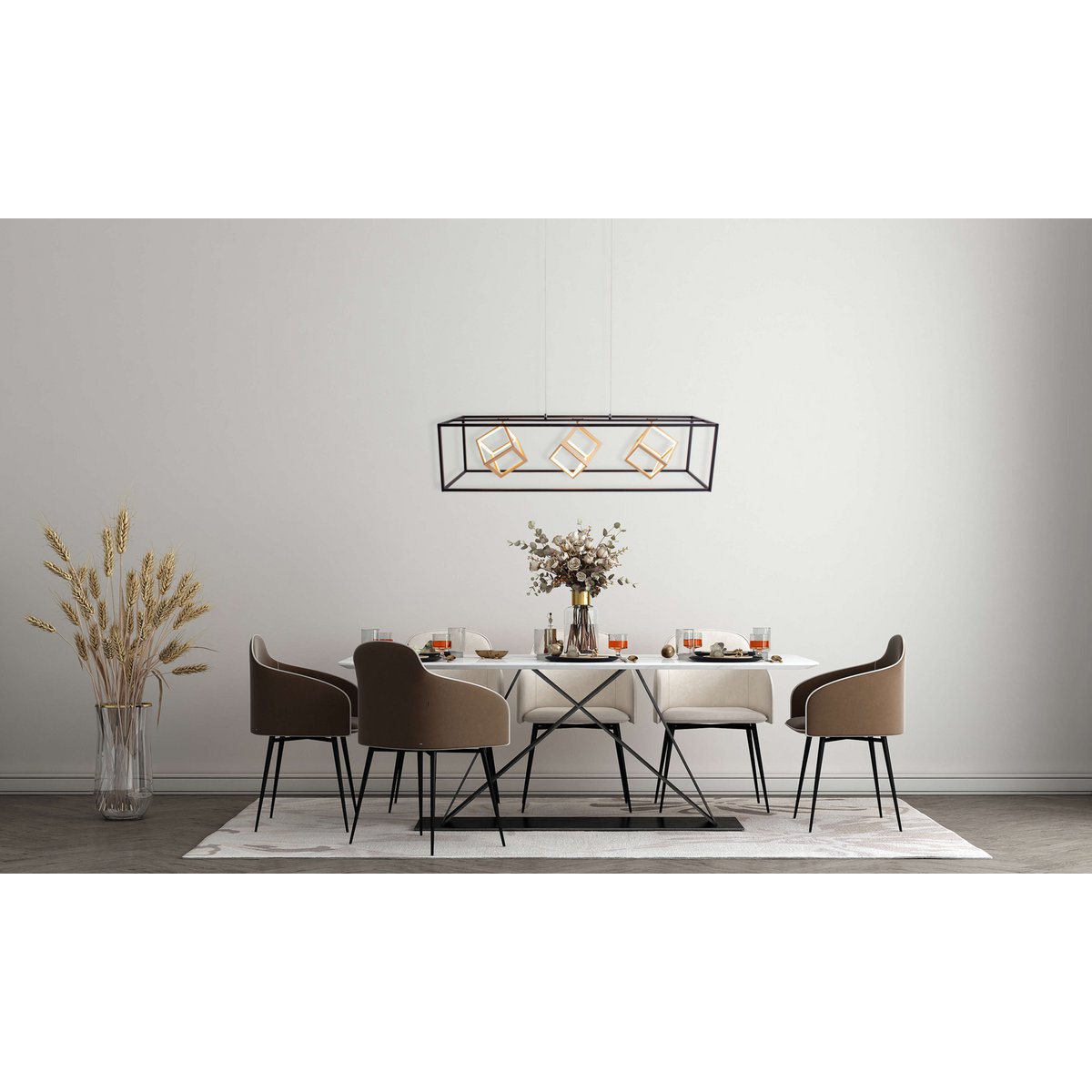 LED hanglamp l: 100cm "Tripoli"