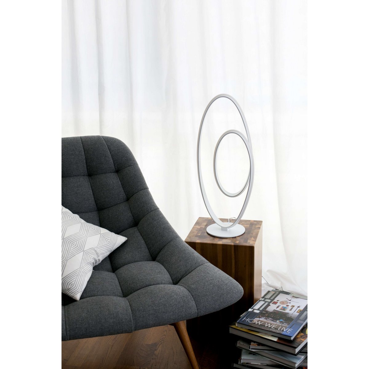 LED tafellamp h: 60cm wit "Odrive"