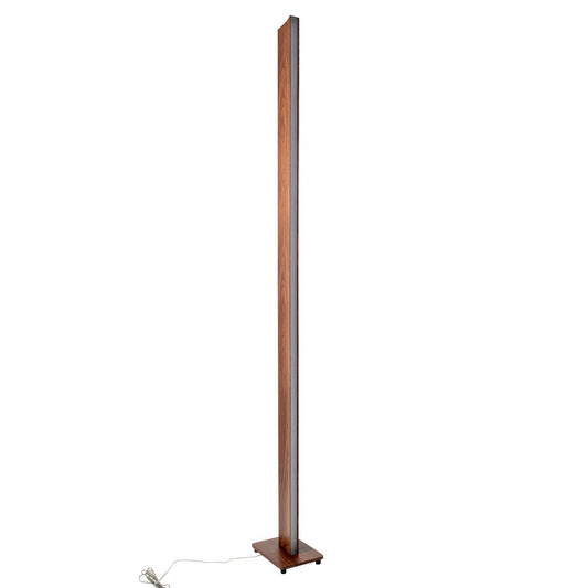 LED vloerlamp "Madera" h: 152cm naturel
