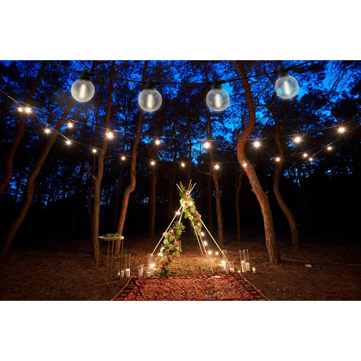 Solar-10 lichte keten WW "Cadena" 1000 cm lang, veel functies