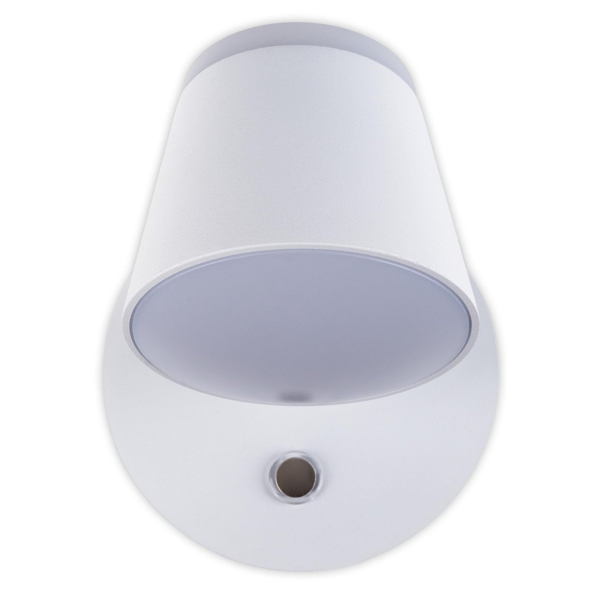 Snaveleloos wandlicht ", ongeveer 12 x 14,5 cm, gemaakt van wit metaal, voor binnen