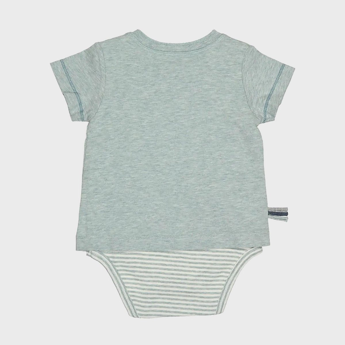 OrganicEra Biologisch Baby S/S T-shirt Body, Aqua