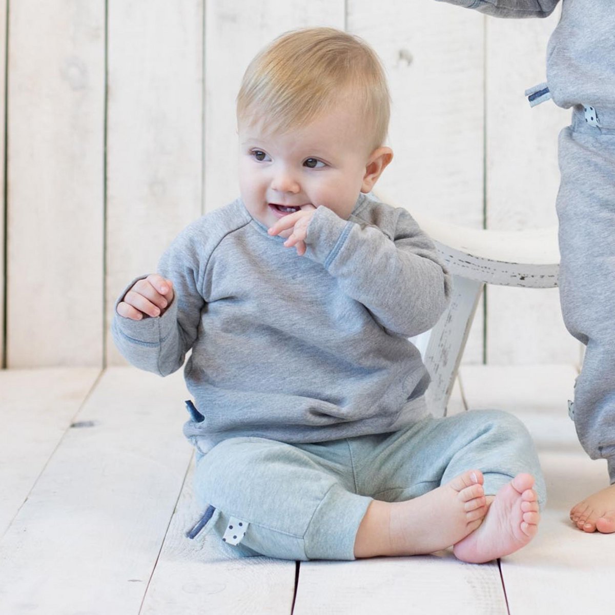 OrganicEra biologisch babysweatshirt, grijs