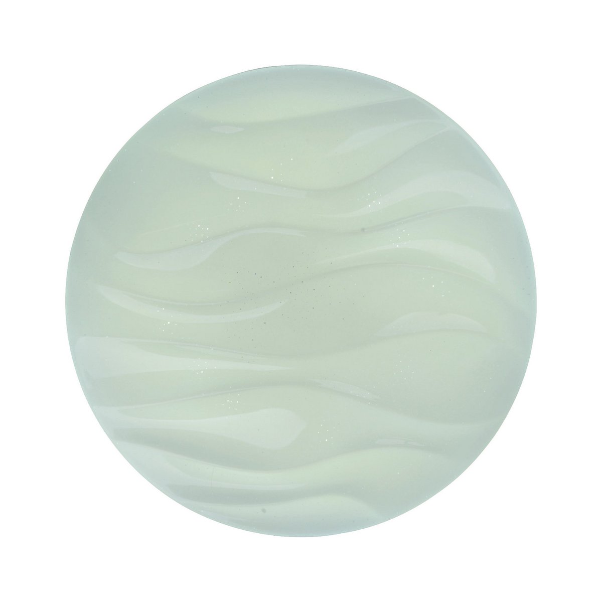 Smart Home LED -plafondlamp "Austin" met kristaleffect, veel functies, gemaakt van metaal en plastic, wit, met geïntegreerde LED's, verlichting voor woonkamers of kantoor