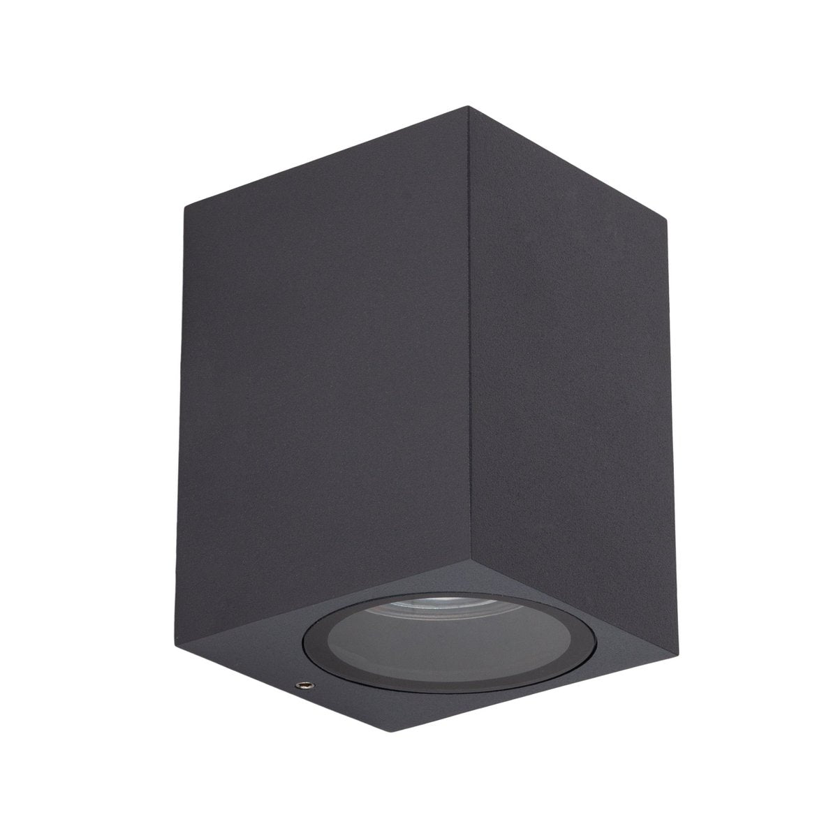 Buiten wandlamp "Cubus", gemaakt van metaal en glas in antraciet, GU10 Socket