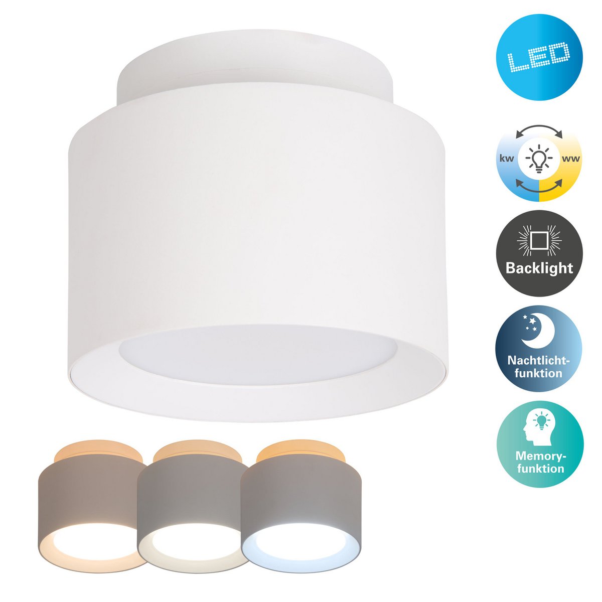 LED Spot D: 14 cm witte "Trimes"