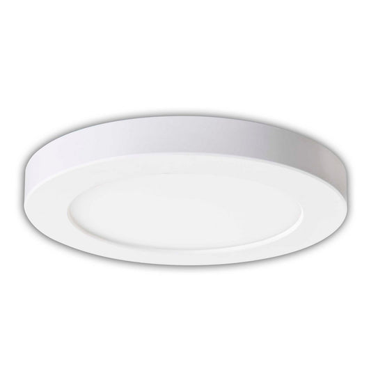 LED-plafondlamp "bonus" Ø16,5 cm, functionele lichtinstallatie en structuur mogelijk, plafondlamp gemaakt van metaal en plastic in wit, met stevig ingebouwde LED's, waaronder CCT-kleurwisselaar