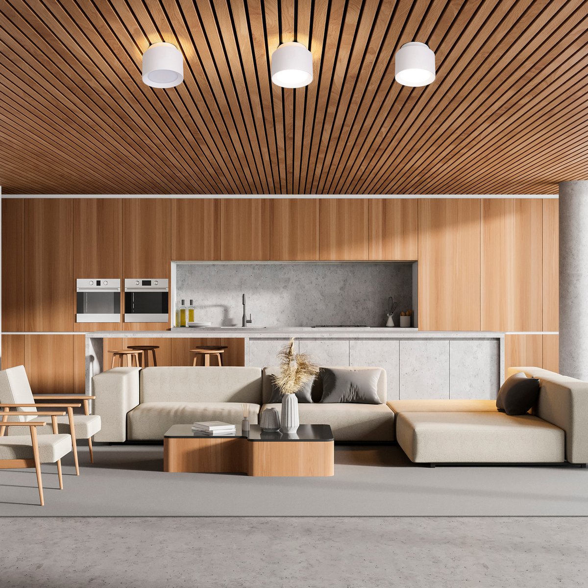 LED Spot D: 11,5 cm witte "Trimes"