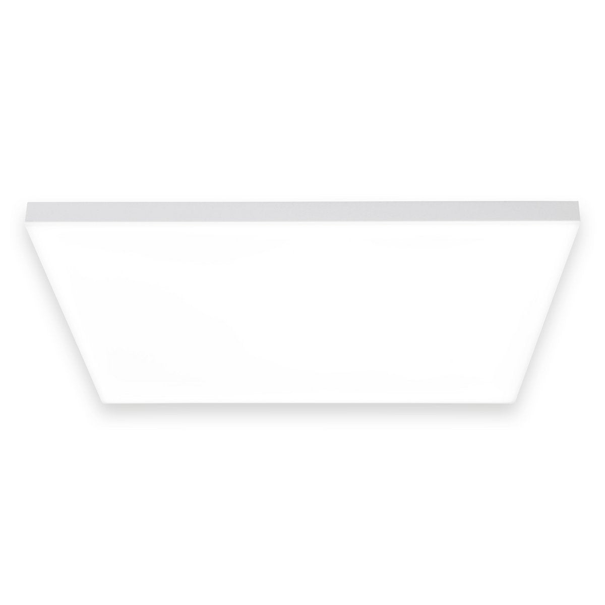 LED -paneel plafondlamp "Carente" zijlengte 45 cm, frameless, vele functies, gemaakt van metaal en plastic, witte, geïntegreerde LED's