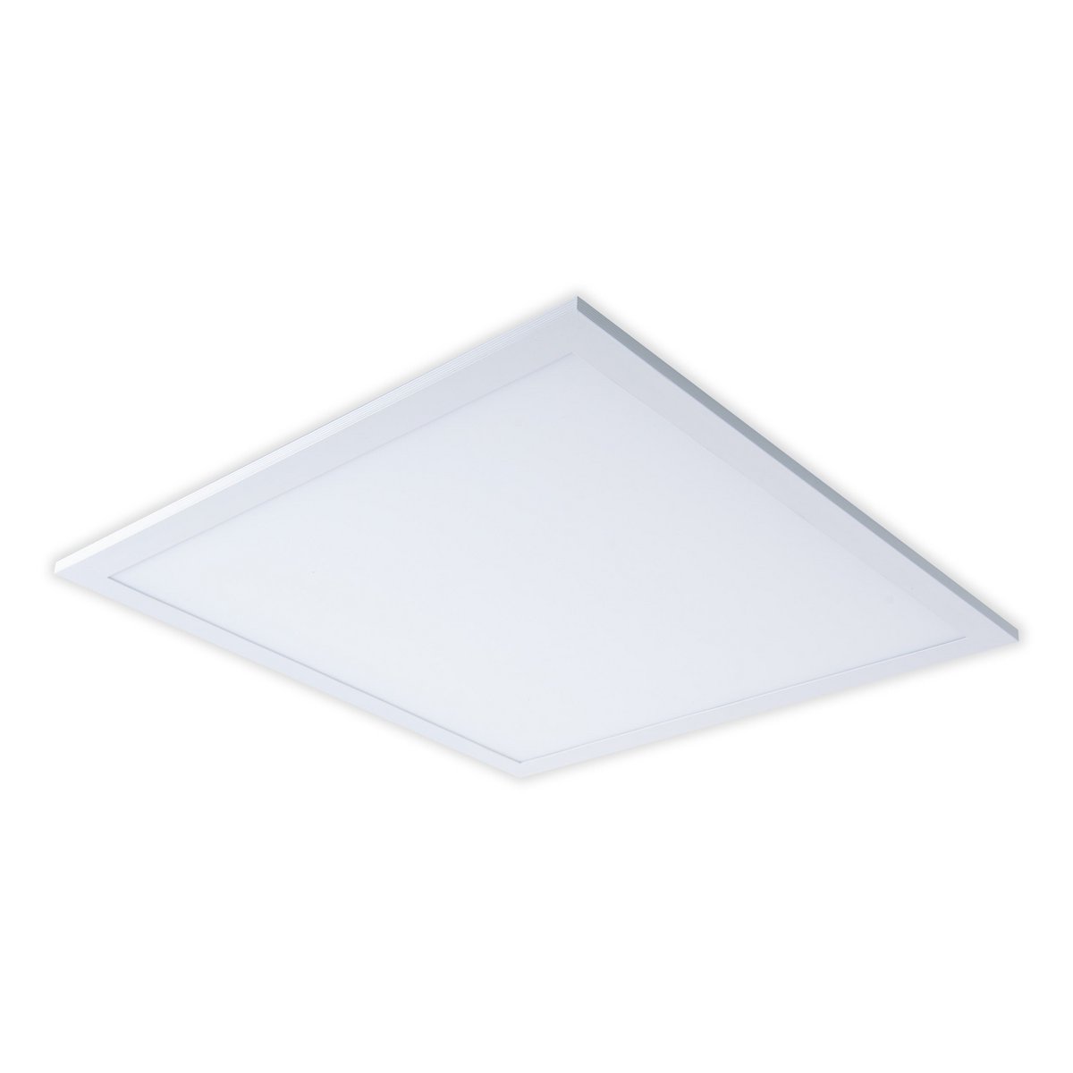 LED -assemblagepaneel "Nicola", montagelamp gemaakt van metaal en plastic met stevig ingebouwde LED's in neutraal wit, paneel voor interieur 45 x 45 cm