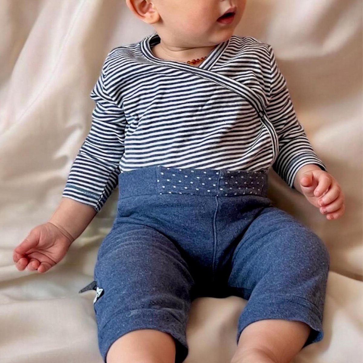 OrganicEra Biologische baby-joggingbroek, Indigo