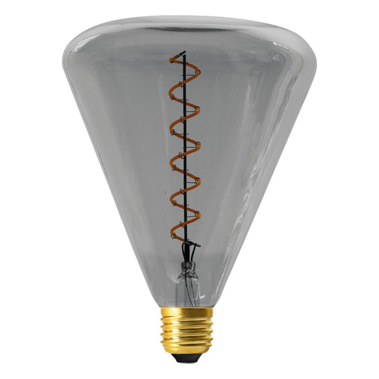 LED -lamp "Dilly" E27 versie 4 watt, metaal en glas in grijs