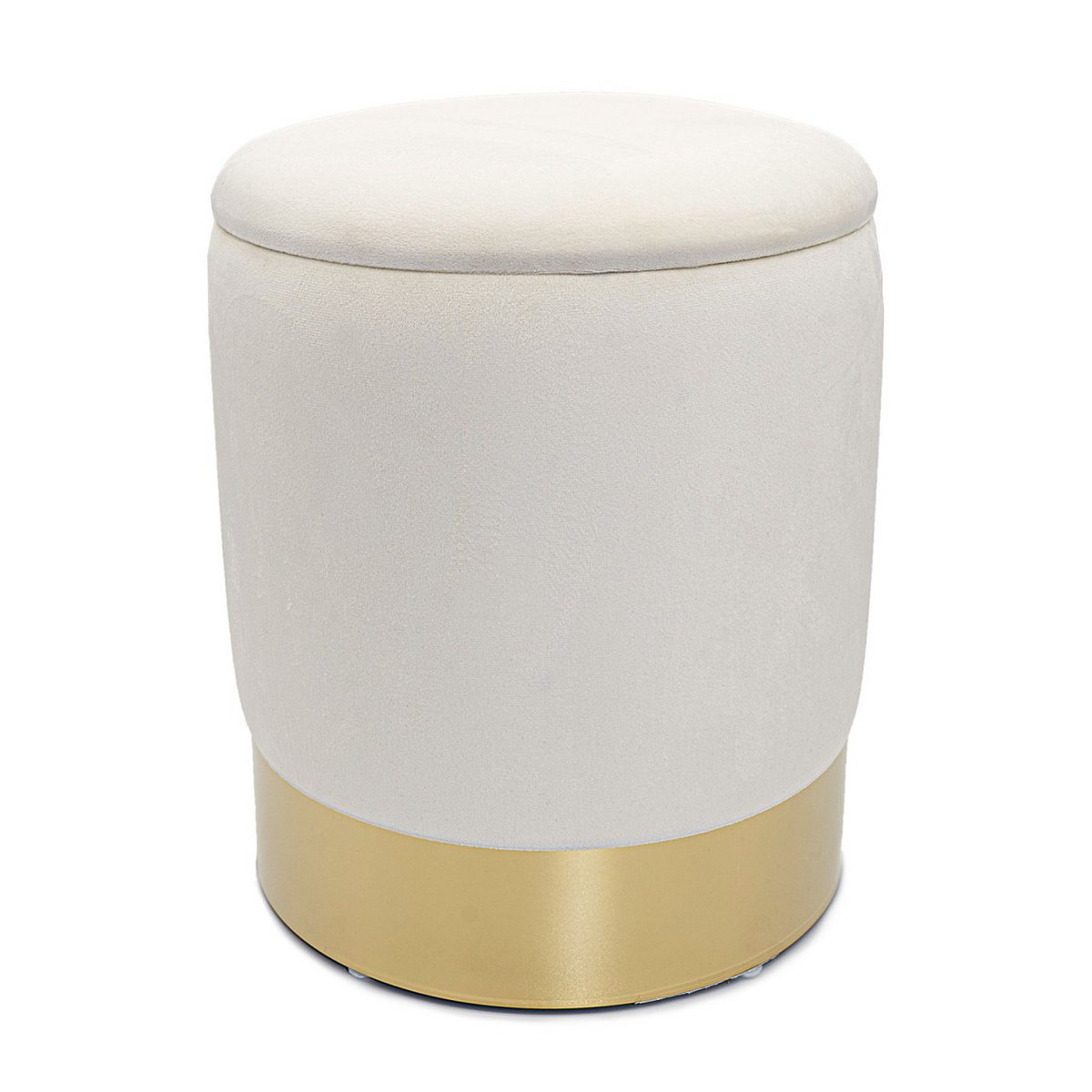 Velvet ontlasting decoratie -ontlasting en Pouf Decopouf Velours Stool met opslagruimte u.