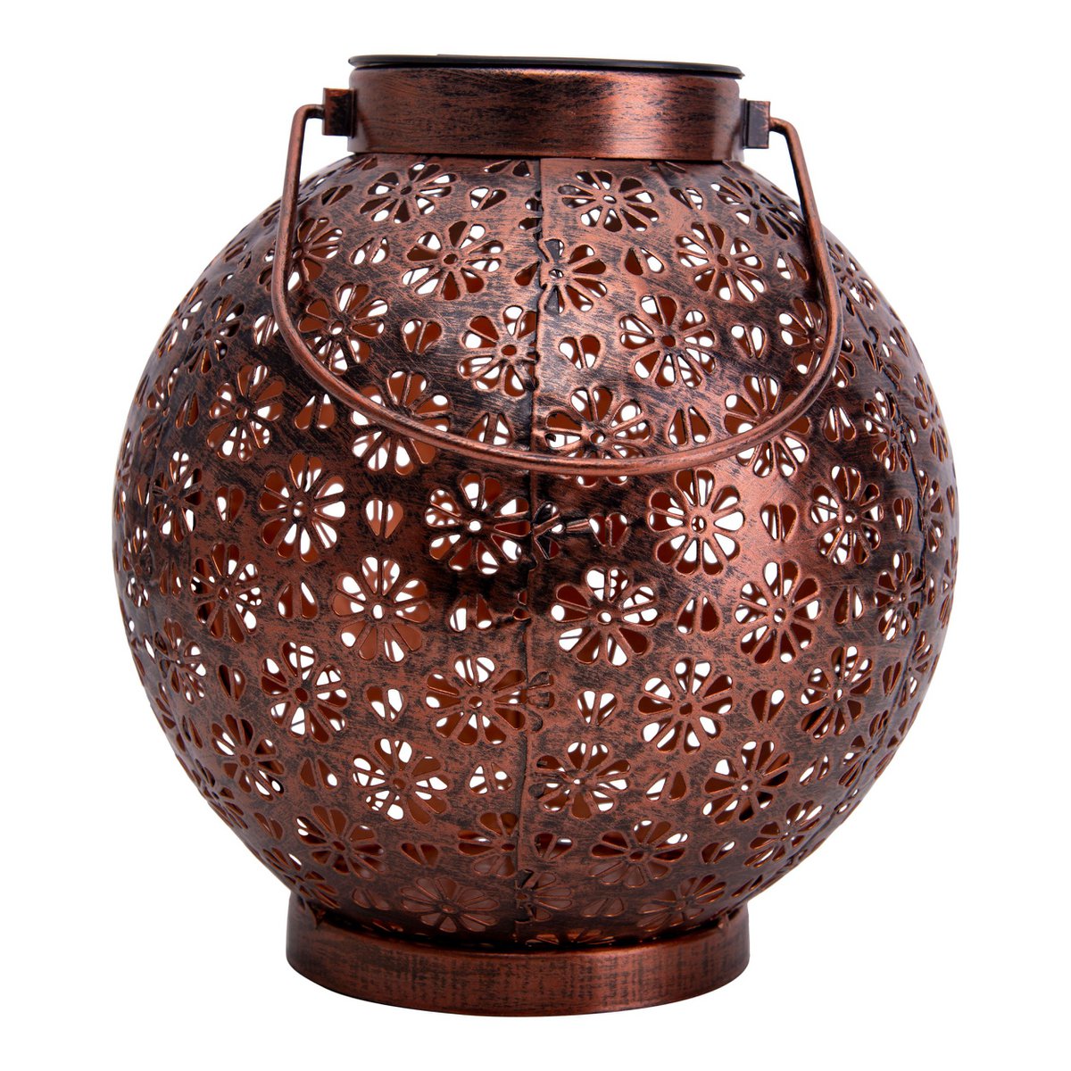 LED Decoratieve zonnelamp L/B: 18 cm brons