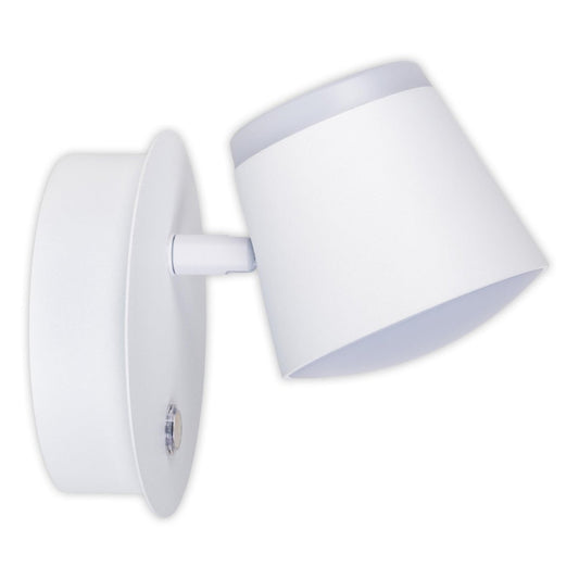 Snaveleloos wandlicht ", ongeveer 12 x 14,5 cm, gemaakt van wit metaal, voor binnen