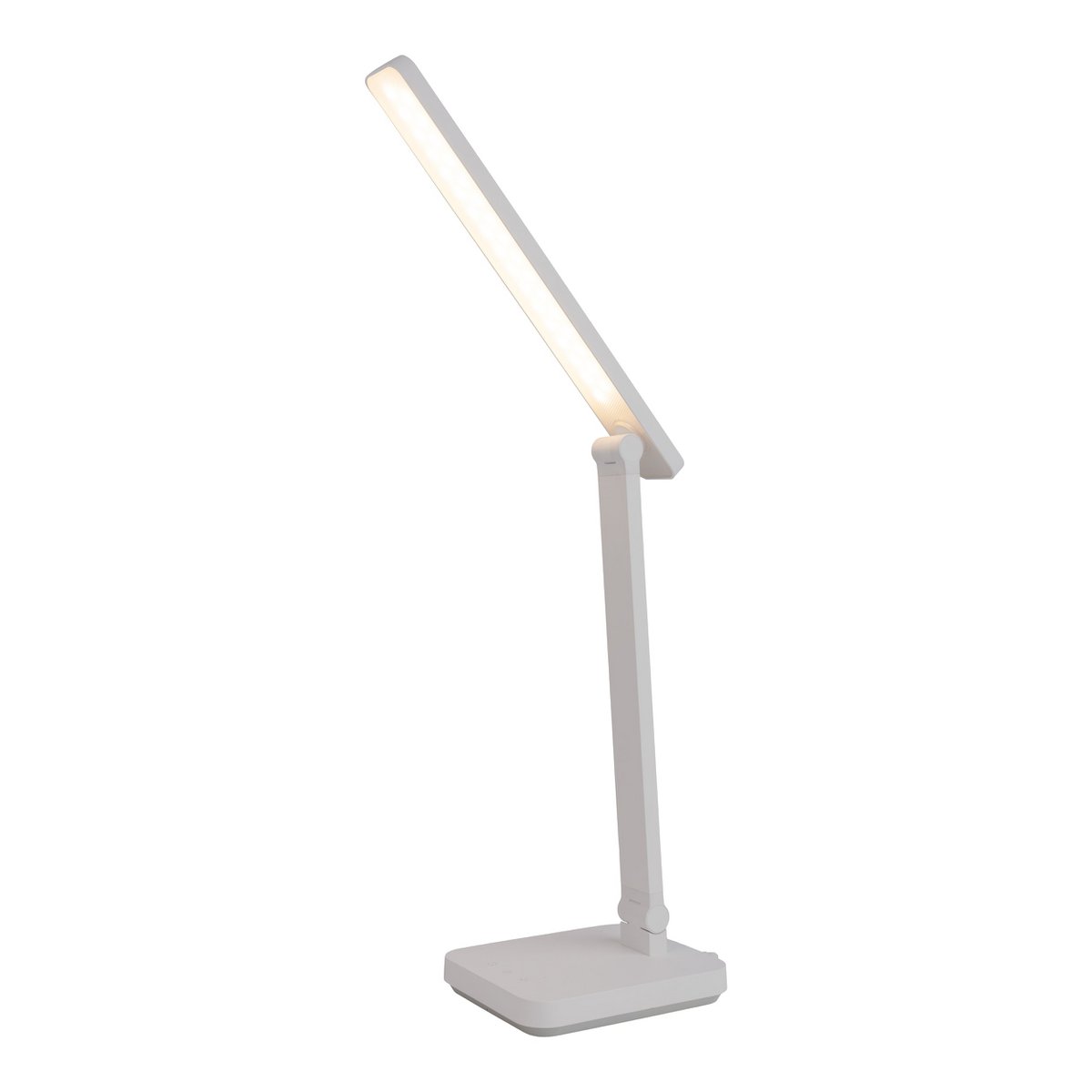 LED -tafellamp "Mover" Wit, metaal en plastic, 38 cm hoog, dimable, CCT -kleurwisselaar