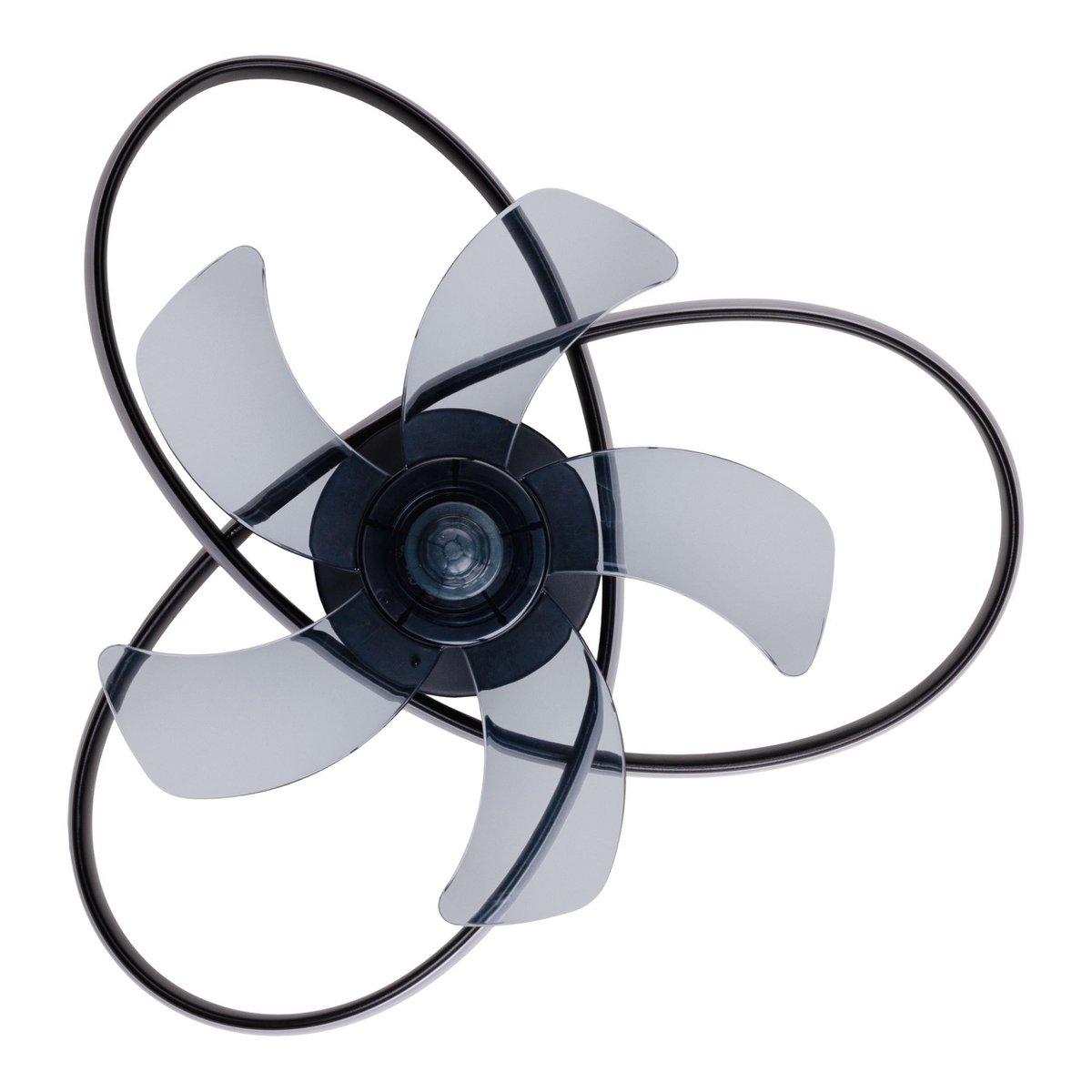 Modern LED -plafondlicht "Riccio" inclusief ventilator, nachtlichtfunctie, dim- en lichttemperatuurinstelling is uitgerust met stevig geïnstalleerde LED's en heeft een geschatte Øvon 58 cm.