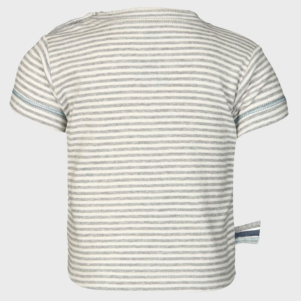 OrganicEra Biologisch baby S/S T-shirt, grijs gestreept