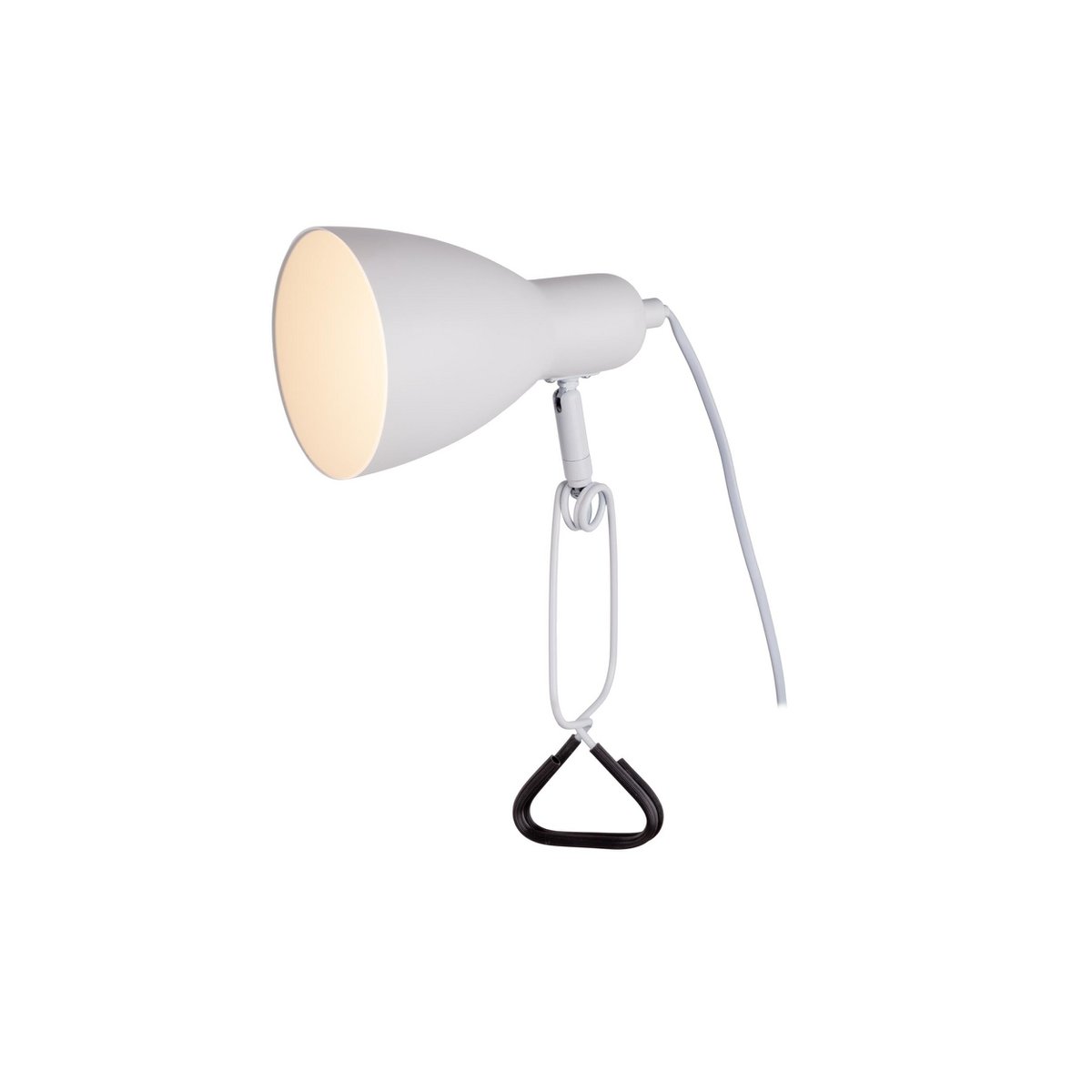 Klemtafels "Mara" Matt White voor E14 Max. 18 Watt, voor interieurs, 28 cm hoog