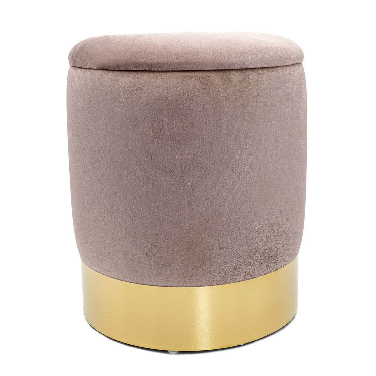 Velvet ontlasting decoratie -ontlasting en Pouf Decopouf Velours Stool met opslagruimte u.