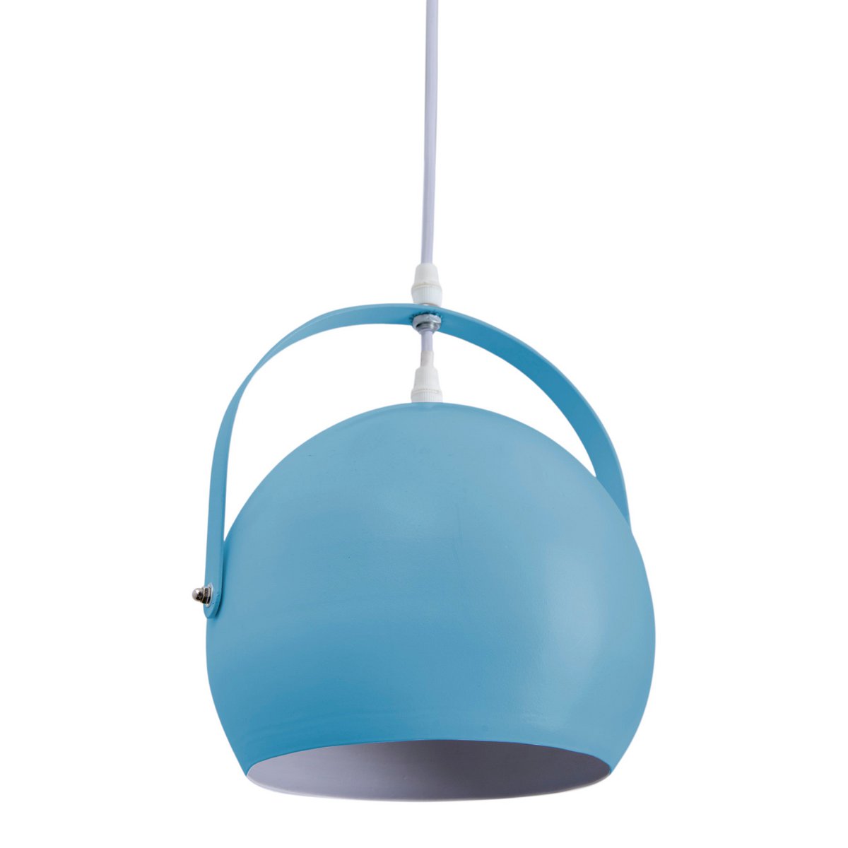 Hanger lamp "Colorado" blauw Ø ca. 25 cm, metaal, e27 socket, verlichting voor woonkamer, eetkamer, kinderkamer