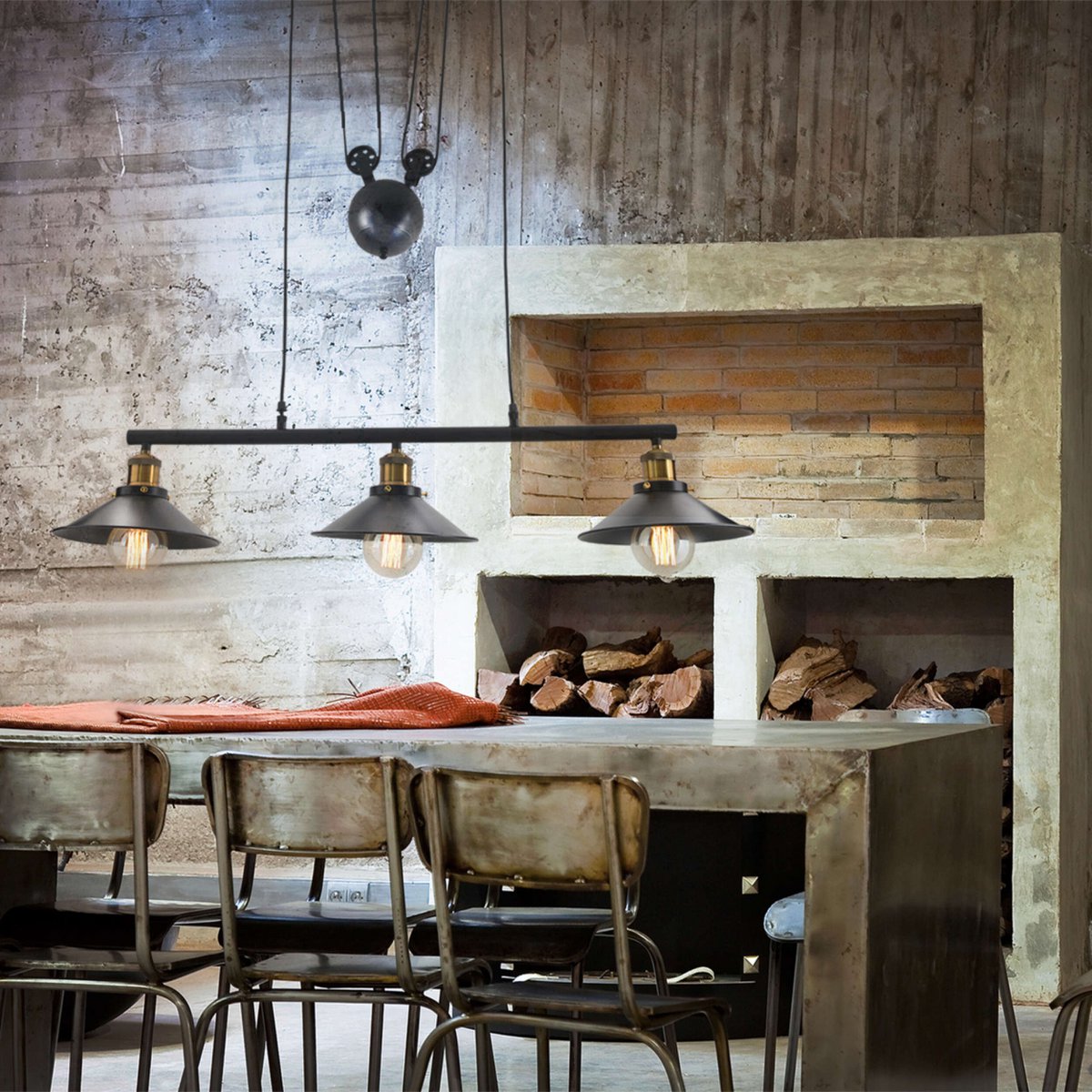 3-weg hanglamp "Cottage"