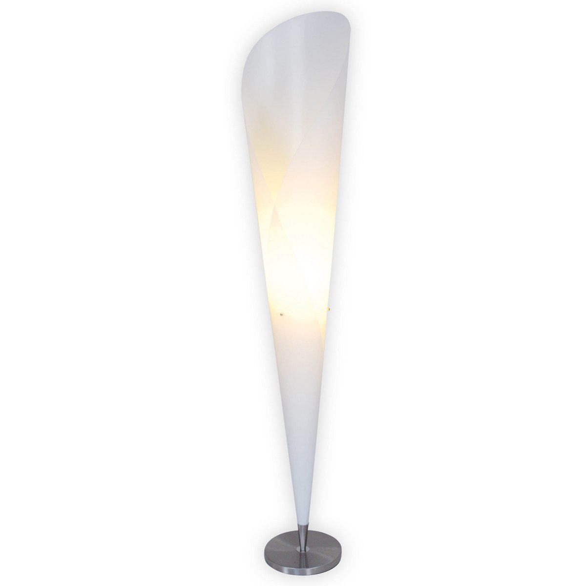 Staande lamp "tulpen" gemaakt van metaal en wit plastic, e27 socket, verlichting voor woonkamer, eetkamer of kantoor